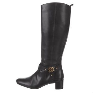 Tory Burch Leather Riding Boots